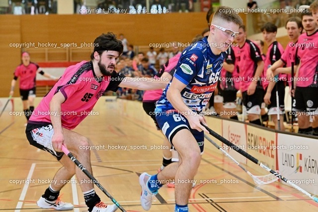 VSV Unihockey vs. Wiener Floorballverein 26.3.2023 | #95 Niklas Felsberger, #66 Jakob Rainer