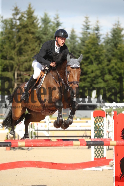 Waldachtal-Salzstetten_2022_Springen_Kl.M_Youngster_Simon Strasser_Icelight di Villagana (2) | Alle Fotos der Reiterjournal Fotografin Doris Matthaes im Reiterjournal Online-Fotoshop. - Realizzato con Pictrs.com