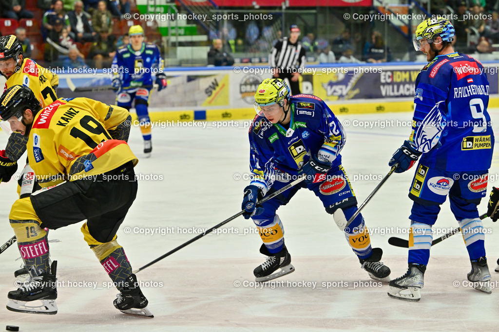 EC IDM Wärmepumpen VSV vs. Spusus Vienna Capitals 30.10.2022 | #19 Kainz Lukas, #42 Lanzinger Benjamin, #9 Rauchenwald Alexander