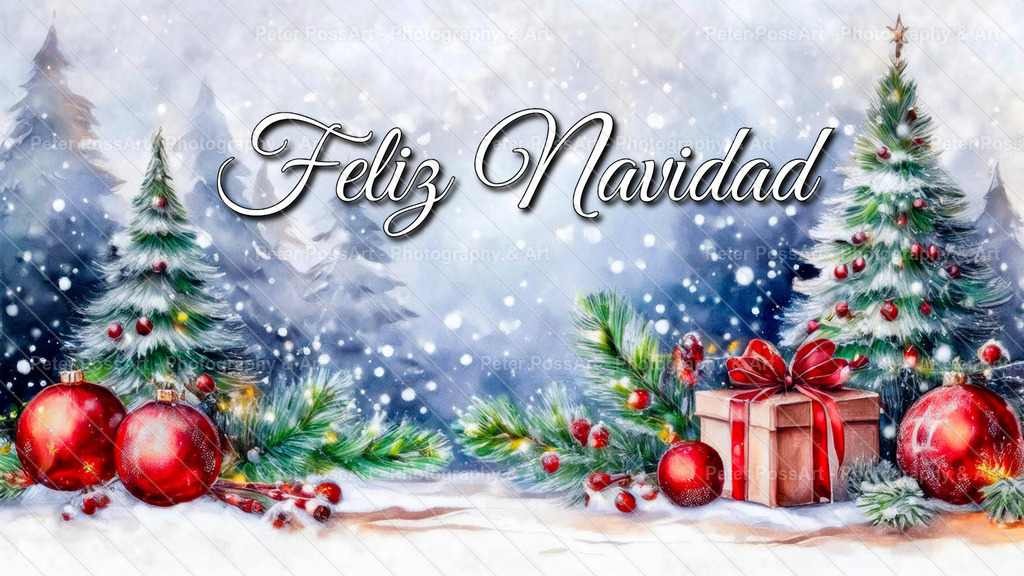 AI_Art_Postal_navidad_02 | Erstellt mit Hilfe von KI | Created with the help of AI | Creado con ayuda de la IA