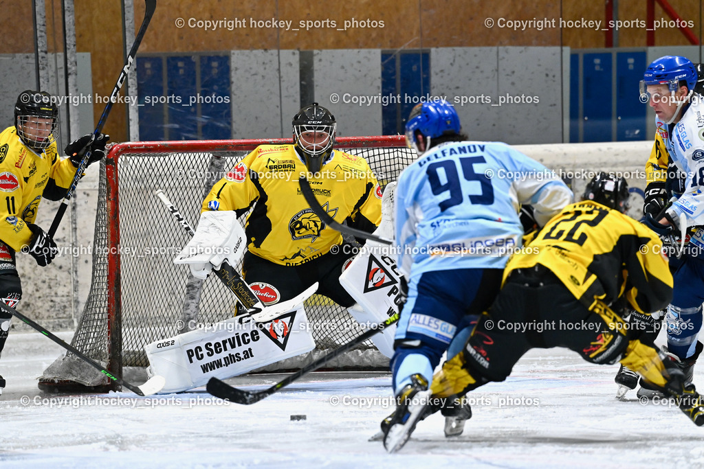 EC Spittal Hornets vs. ESC Steindorf 28.10.2023 | #11 Kucher Florian, #1 Zauchner Rene