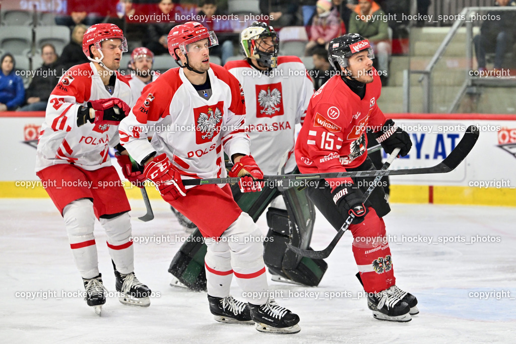 Österreich vs. Polen 15.12.2023 | Österreich vs. Polen 15.12.2023, Österreich vs. Polen 15.12.2023 am 15.12.2023 in Klagenfurt (Heidi Horten Arena), Austria, (Photo by Bernd Stefan)