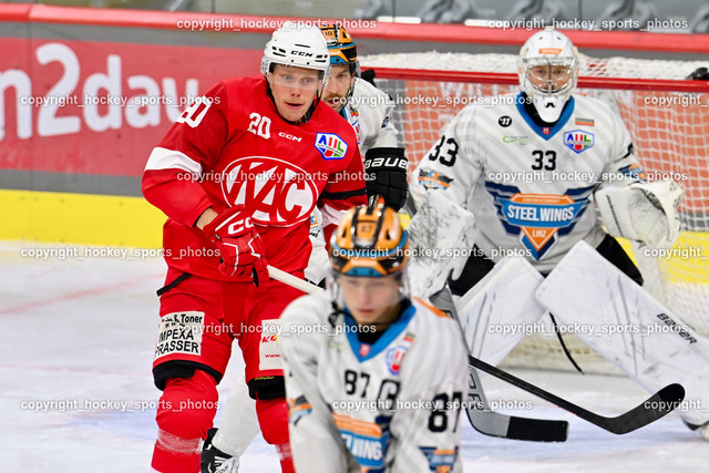 EC KAC Future Team vs. Steel Wings Linz 17.11.2022 | #20 Persson William Karl Ivar, #33 Sommer Leon