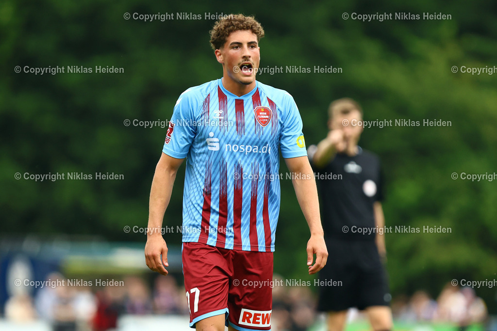 NH_SCWeicheFlensburg08_HolsteinKiel_Testspiel_28062025 | #77 Raul Celotto (SC Weiche Flensburg 08)Fußball I Herren I Freundschaftsspiel I Saison 2025-2026  I SC Weiche Flensburg 08 - Holstein Kiel I 28.06.2025 I Manfred-Werner-Stadion - Realisiert mit Pictrs.com