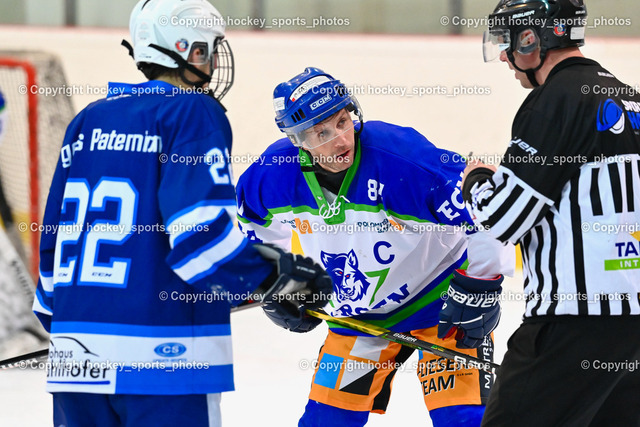  EC Tigers Paternion vs. EC Virgen 8.1.2022 | #22 Neuschitzer Nino, #84 Hertscheg Bernhard, ALTERSBERGER Roland Referee