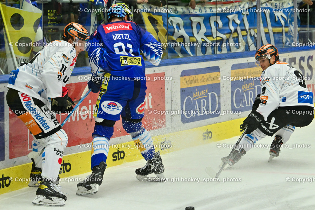 EC IDM Wärmepumpen VSV vs. Black Wings Linz 20.11.2022 | #11 Stuart Brodi Ripken, #91 Wetzl Niklas, #9 Romig Emilio