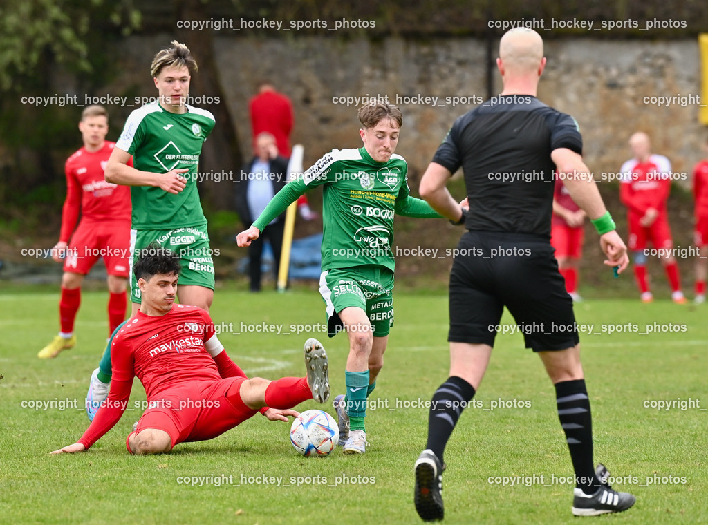 ATUS Ferlach vs. FC Lendorf 15.4.2022 | #90 Lukas Jaklitsch, #29 Michael Morgenstern, #13 Sandro Christoph Morgenstern