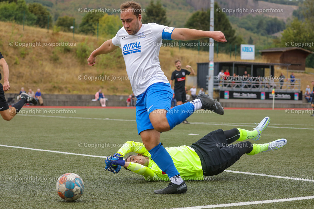 870A0481 | 03.09.2022; Kreisoberliga West; Kunstrasenplatz Ewersbach; SG Dietzhölztal : FC Werdorf; Ergebnis: 2:0 (1:0)