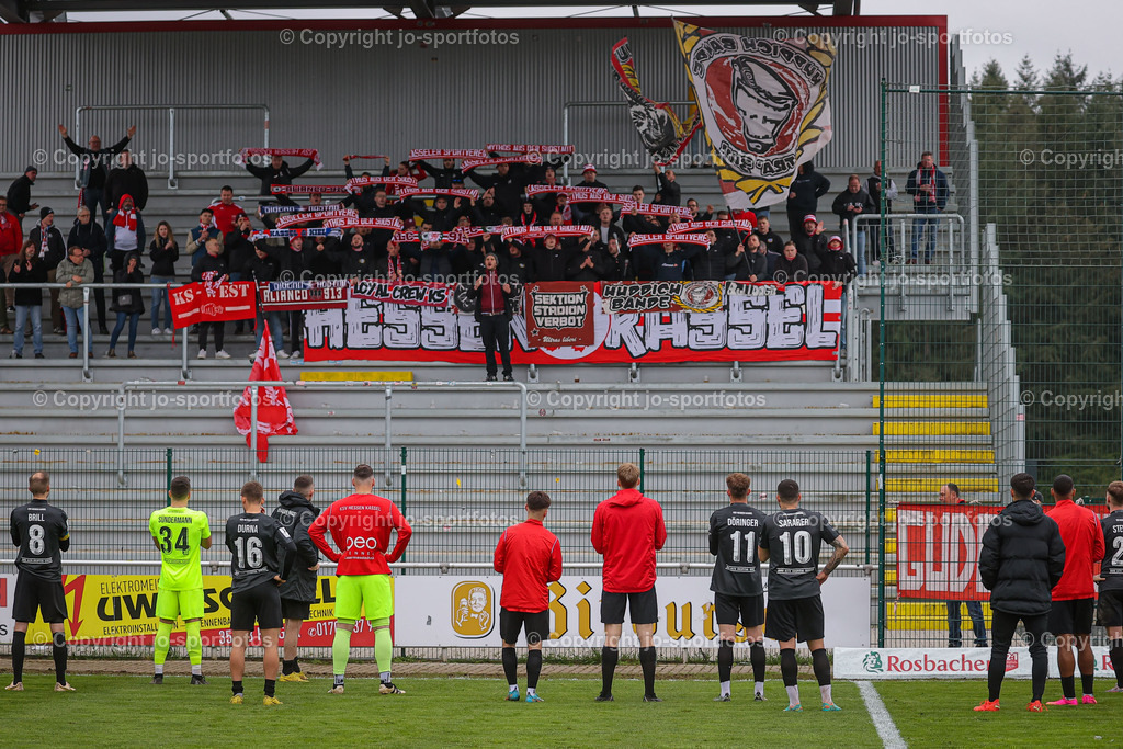 BQ3I9930 | 29.04.2023; Regionalliga Südwest; SIBRE Sportzentrum Haarwasen; TSV Steinbach Haiger - KSV Hessen Kassel; Ergebnis: 2:0 (0:0)