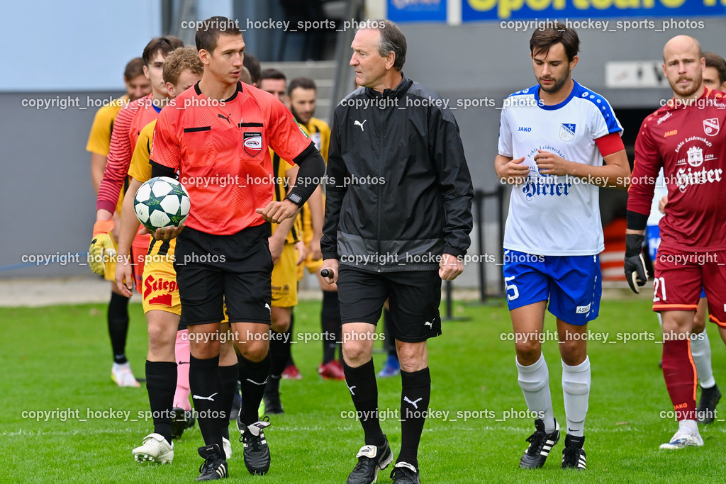 SK Treibach Juniors vs. SC Reichenau 17.9.2022 | Treffer Patrick, Pirker Fritz, Referees, #15 Samuel Tamegger, #21 Alexander Payer