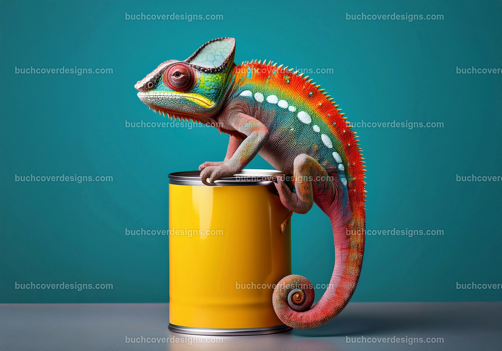 kameleon with paint (2) | Entdecken Sie kreative Buch Cover Designs für Self-Publishing-Autoren und Verlage! Unsere maßgeschneiderten Designs ziehen Leser an und bringen Ihre Geschichten visuell zum Leben. Lassen Sie uns Ihr perfektes Cover gestalten!