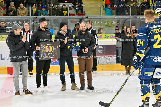 EK Zeller Eisbären vs. Redbull Eishockey Akademie 9.2.2023 | Florian Aigner, Christoph Herzog, Patrick Schwarz, #24 Schernthaner Johannes 500er