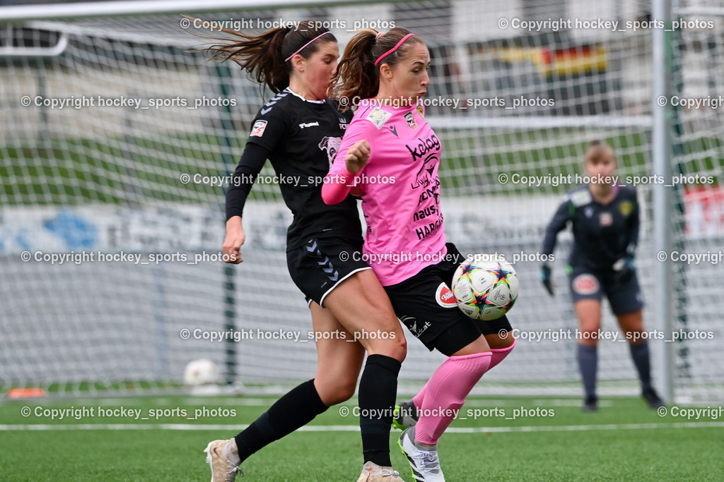 Liwodruck Carinthians Hornets vs. FC Pingau Saalfelden Frauen 29.10.2023  | #4 Marie Sophie Klocker, #14 Nicole Dominique Gatternig