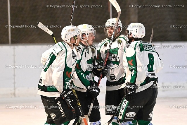 EC Ice Tigers Paternion vs. DSG Ledenitzen Faakersee 14.1.2024 | Jubel DSG Ledenitzen Mannschaft, #77 Strasser Bernd, #7 Peterschitz Lukas, #93 Schellander Thomas, #8 Ouschan Michael