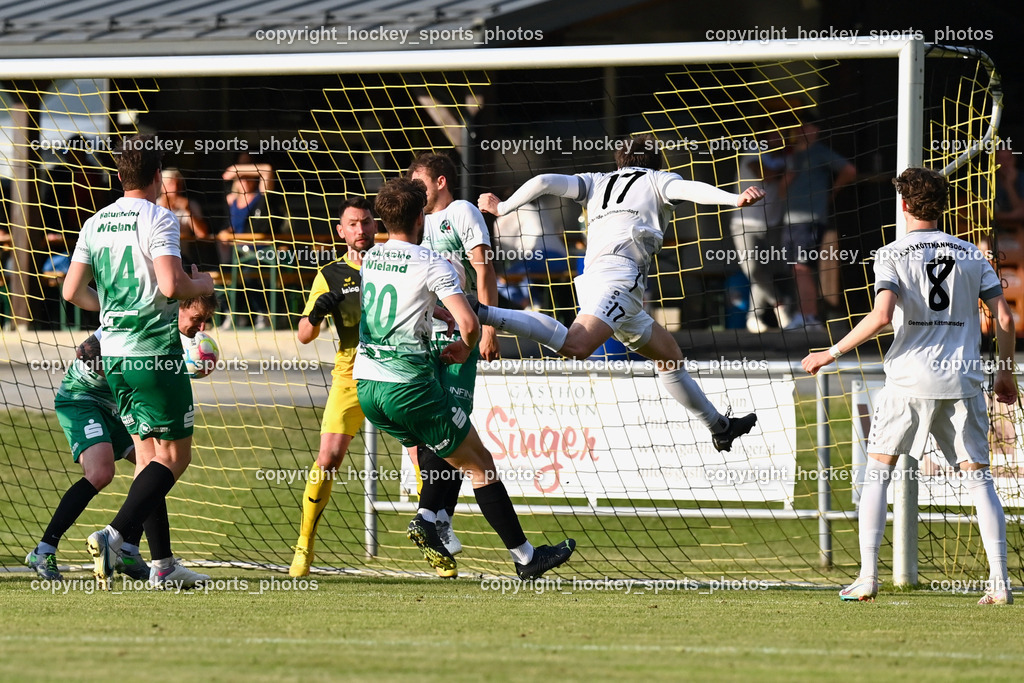 ASKÖ Köttmannsdorf vs. SV Feldkirchen 2.6.2023 | #14 Robert Thomas Tiffner, #1 Hans Joachim Thamer, #20 Nikola Pavicevic, #17 Stephan Borovnik, #8 Jan Sasa Ogris-Martic, Tor ASKÖ Köttmannsdorf, 