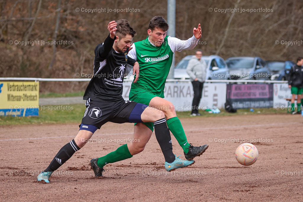 BQ3I1632 | 25.03.2023; Kreisliga A Dillenburg; Hartplatz Mittenaar-Offenbach; SG Aartal - TSV Ballersbach; Ergebnis: 1:0 (0:0)