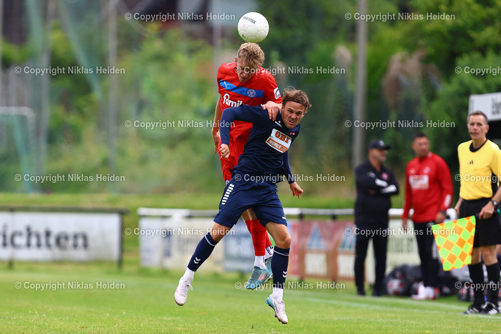 NH_HolsteinKielU23_FCEintrachtNorderstedt_Testspiel_05072025 | #31 Felix Boelter (Holstein Kiel U23), #7 Nick Gutmann (FC Eintracht Norderstedt)Fußball I Herren I Testspiel I Saison 2025-2026  I Holstein Kiel U23 - FC Eintracht Norderstedt I 05.07.2025 I Stadtwerke Arena Eckernförde - Realisiert mit Pictrs.com