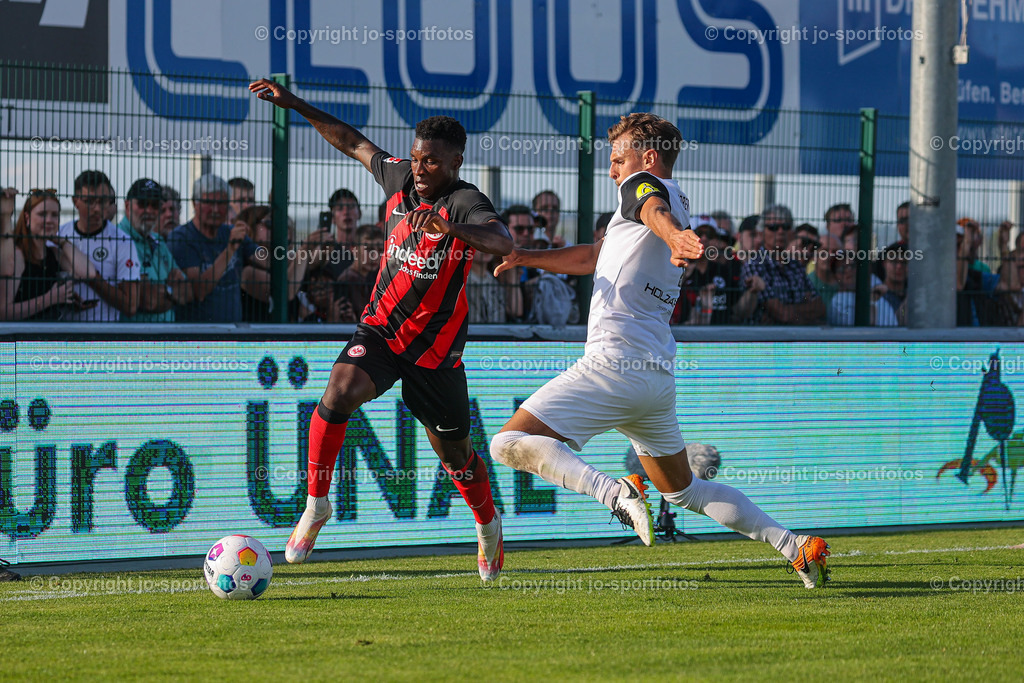 BQ3I3779 | 18.07.2023; Testspiel; Sibre Sportzentrum Haarwasen; TSV Steinbach Haiger - Eintracht Frankfurt; Ergebnis: 2:1 (1:1)