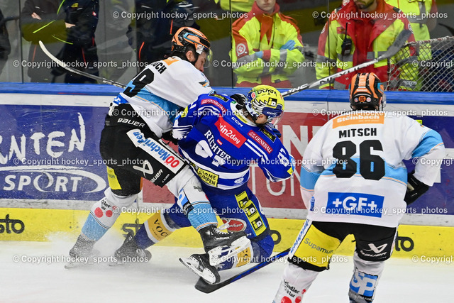 EC IDM Wärmepumpen VSV vs. Black Wings Linz 1.1.2024 | #29 Stainoch Martin, #81 Richter Marco, #86 Mitsch Jakob