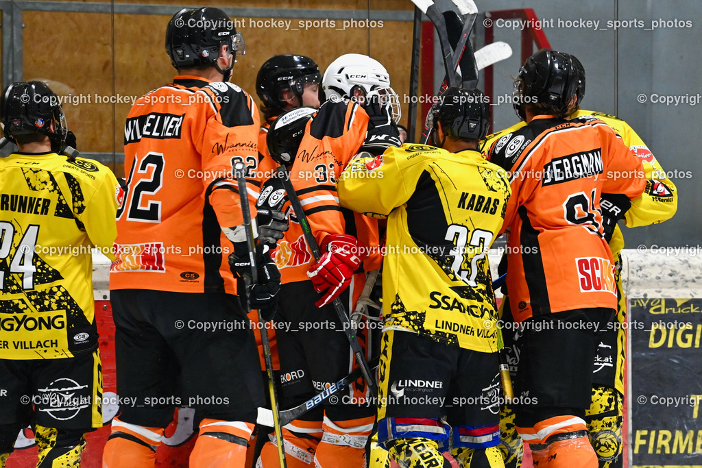 EC Liwodruck Hornets Spittal vs. USC Velden 13.11.2022 | #82 Wilhelmer Philipp, #33 Kabas Michael, #91 Bergmann Jonathan