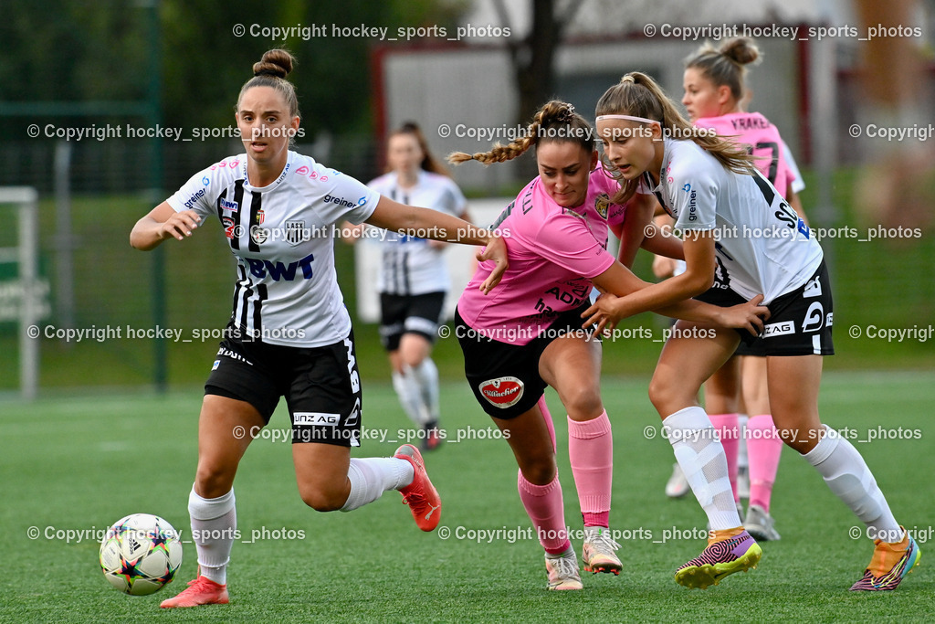 Liwodruck Carinthians Hornets vs. LASK Frauen 16.9.2023 | #13 Jana Kofler, #10 Elisa Ciccarelli, #75 Mavie Schweitzer