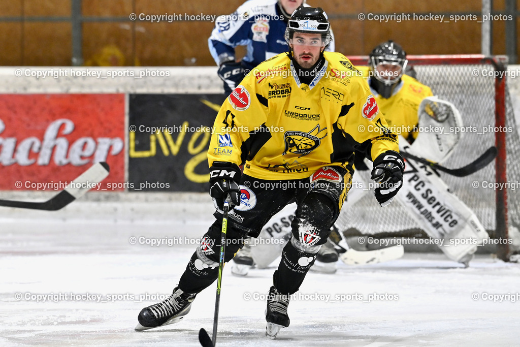 MET Photovoltaik Hornets Spittal vs. ESC Soccerzone Steindorf | #47 Kohlmaier Luca EC Hornets Spittal, MET Photovoltaik Hornets Spittal vs. ESC Soccerzone Steindorf, MET Photovoltaik Hornets Spittal vs. ESC Soccerzone Steindorf am 28.12.2024 in Spittal an der Drau (Eissportzentrum Spittal), Austria, (Photo by Bernd Stefan)