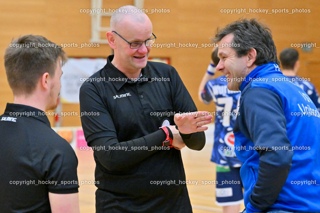 VSV Unihockey vs. UHC Crossroads 4.12.2022 | Gerold Rachlinger Referee, Assistent Coach VSV Unihockey Harald Felsberger