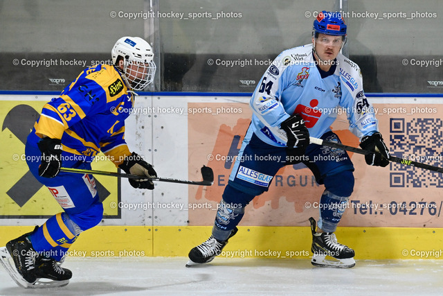 ESC Steindorf vs. EHC Althofen 4.11.2023 | #63 Hammerle Simon, #64 Stichauner Fabian