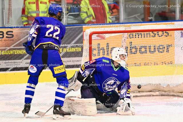 EC IDM Wärmepumpen VSV Juniors U20 vs. ESC Steindorf 6.1.2023 | #22 Nindler Elias, #31 Sprachmann, Tor ESC Steindorf