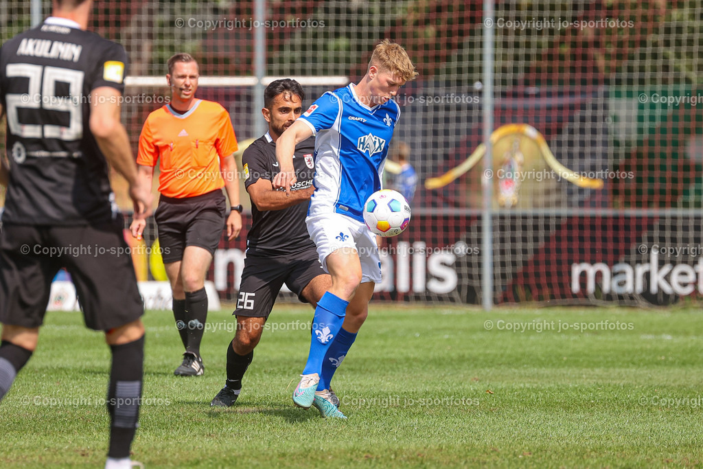 Giessen_Darmstadt (108) | 16.07.2023; Testspiel; Waldstadion Gießen; FC Gießen - SV Darmstadt 98; Ergebnis: 2:0 (0:0)