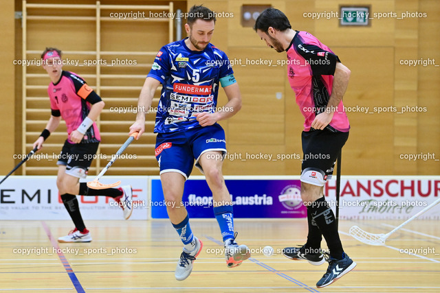 VSV Unihockey vs. Wiener Floorball Verein 7.1.2023 | #5 Michael Kanduth, #18 Christian Dworzak