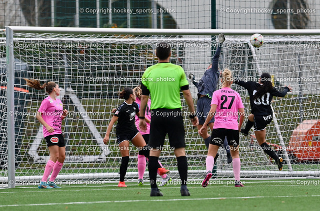 Liwodruck Carinthians Hornets vs. FC Pingau Saalfelden Frauen 29.10.2023  | #21 Julia Starchl, #17 Genesis Soraya Castrellon, #27 Jasmin Michelle Ortner, #1 Anja Meier, #30 Jenna Joan Laguana Merrill