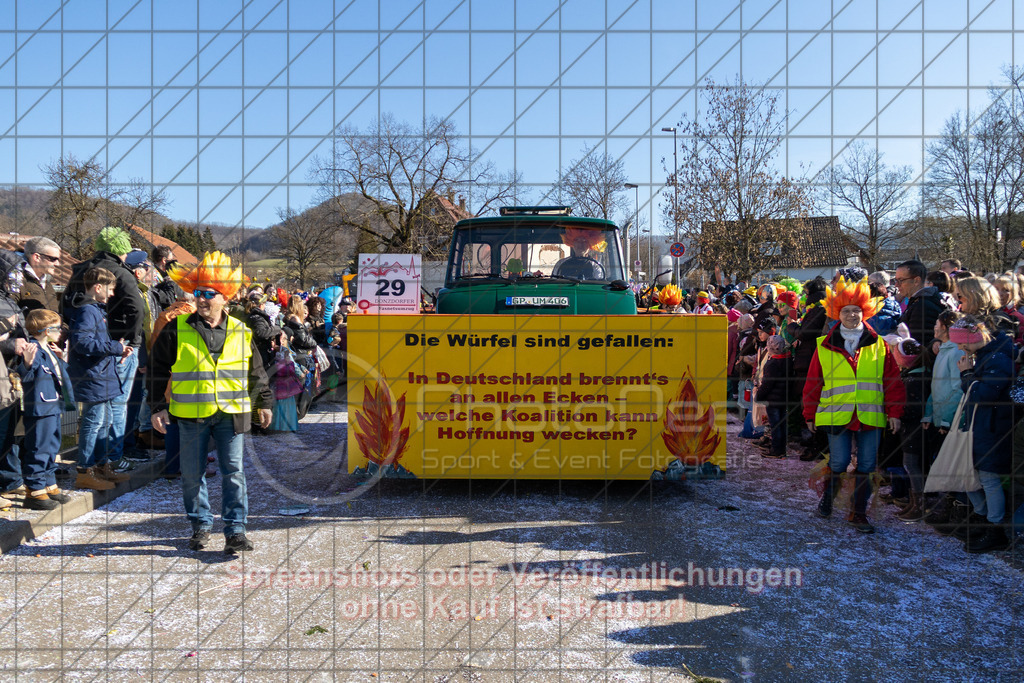 20250302_145236_1475 | #,Donzdorfer Fasnetsumzug, Kulturring Donzdorf, Donzdorfer Fasnet, Kampagne 2025, Friedhofstraße, 73072 Donzdorf, 02.03.2025 - 14:00 Uhr,Foto: PhotoPeet-Eventfotografie/Peter Harich