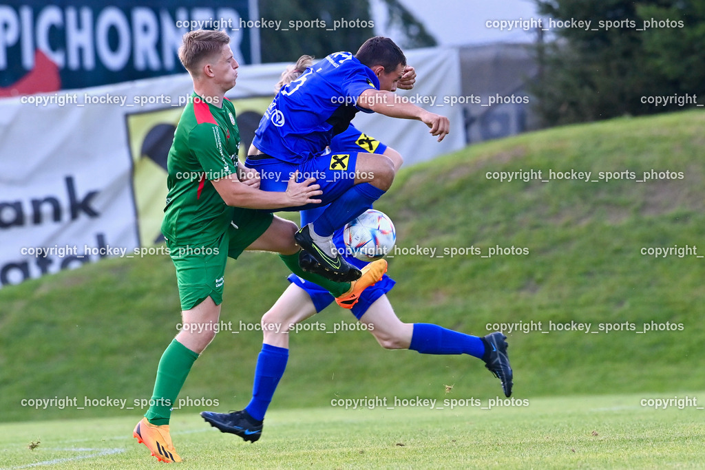 FC Gmünd vs. Union Matrei 19.8.2023 | #6 Jonas Wibmer, #4 Daniel Pichorner