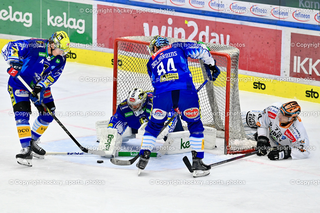 EC IDM Wärmepumpen VSV vs. Black Wings Linz 20.11.2022 | #77 Lindner Philipp, #1 Lamoureux Jean Philippe, #84 Desjardins Andrew, #7 Lebler Brian