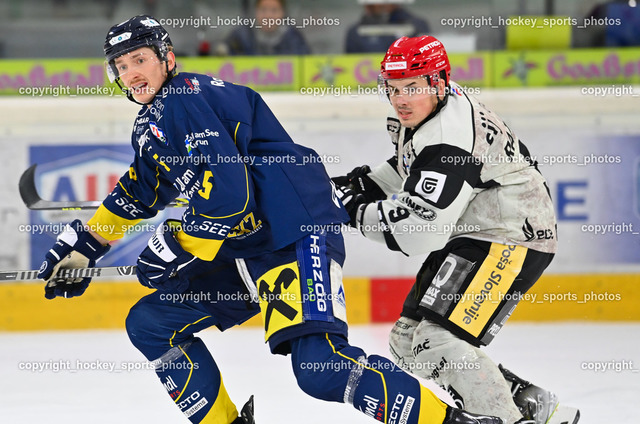 EK Zeller Eisbären vs. HDD Jesenice 1.10.2022 | #5 Müller Laurin, #9 Rajsar Patrik