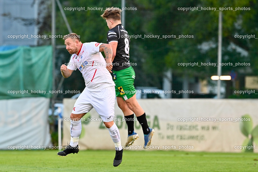 SAK Klagenfurt vs. FC Gleisdorf 09 2.9.2022 | #22 Darijo Biscan, #8 Felix Schlemmer
