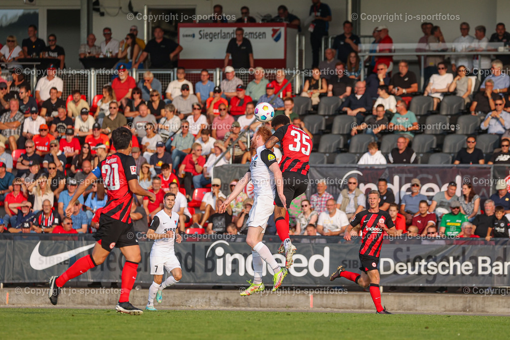 BQ3I4640 | 18.07.2023; Testspiel; Sibre Sportzentrum Haarwasen; TSV Steinbach Haiger - Eintracht Frankfurt; Ergebnis: 2:1 (1:1)