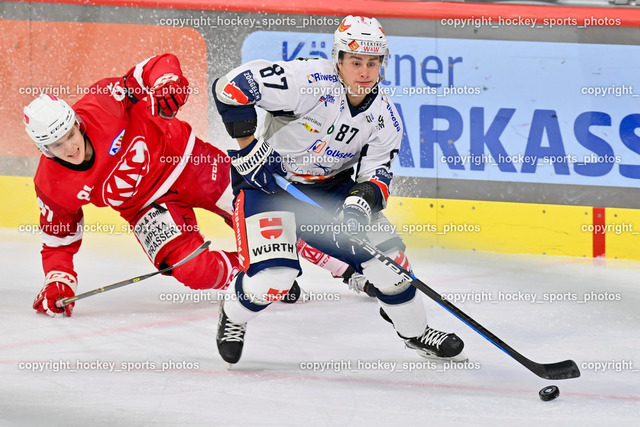 EC KAC Future Team vs. Hockey Unterland Bacio Della Luna 3.11.2022 | #81 van Ee Finn, #87 DeNardin Erwin