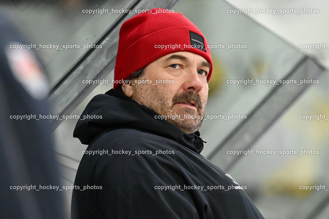 EK Zeller Eisbären vs. Redbull Eishockey Akademie 9.2.2023 | Headcoach Redbull Akademie LEVIJOKI Teemu