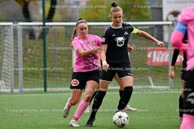 Liwodruck Carinthians Hornets vs. FC Pingau Saalfelden Frauen 29.10.2023  | #10 Elisa Ciccarelli, #9 Sophie Lappe