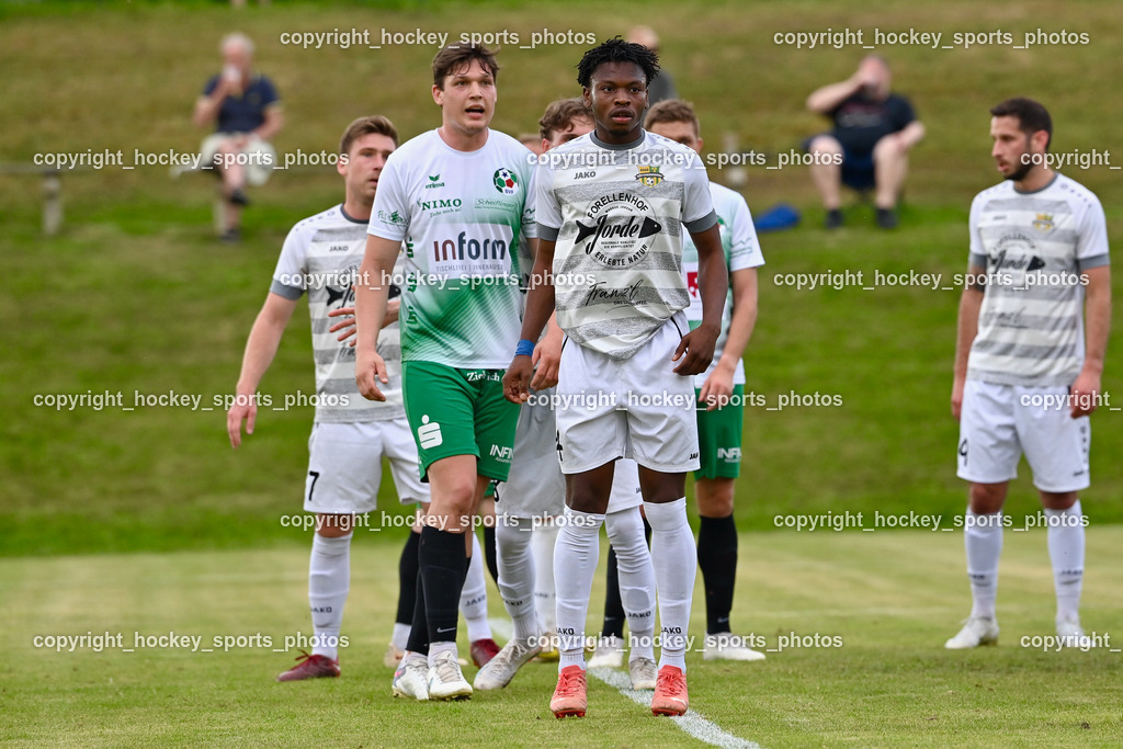 ASKÖ Köttmannsdorf vs. SV Feldkirchen 2.6.2023 | #14 Robert Thomas Tiffner, #14 Confidence Eboigbe Osawe