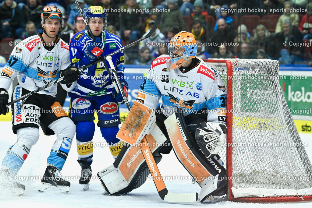 EC IDM Wärmepumpen VSV vs. Black Wings Linz 1.1.2024 | #47 Roe Logan, #42 Lanzinger Benjamin, #33 Höneckl Thomas