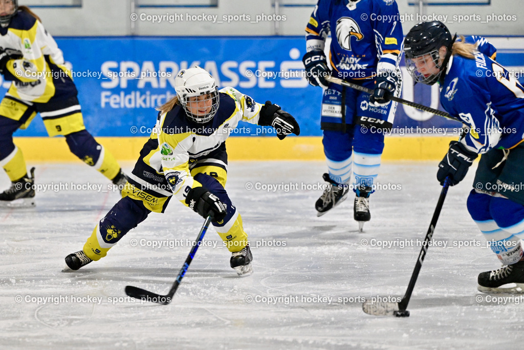LADY HAWKS vs. WILDCATS PATERNION | #19 Knes Julia WILDCATS PATERNION, #69 Fuchs Sofia LADY HAWKS, LADY HAWKS vs. WILDCATS PATERNION, LADY HAWKS vs. WILDCATS PATERNION am 12.03.2025 in Steindorf (Ossiachersee Halle), Austria, (Photo by Bernd Stefan)