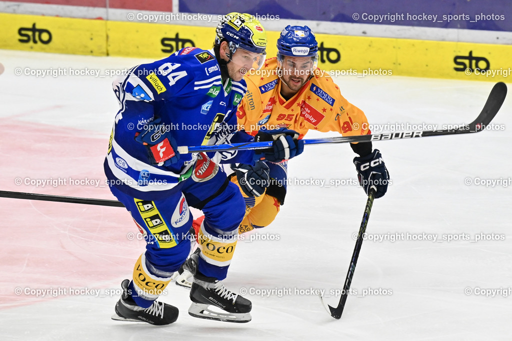 EC IDM Wärmepumpen VSV vs. Asiago Hockey 1935 22.12.2023 | #84 Desjardins Andrew, #95 Maganbosco Aguirre Jose