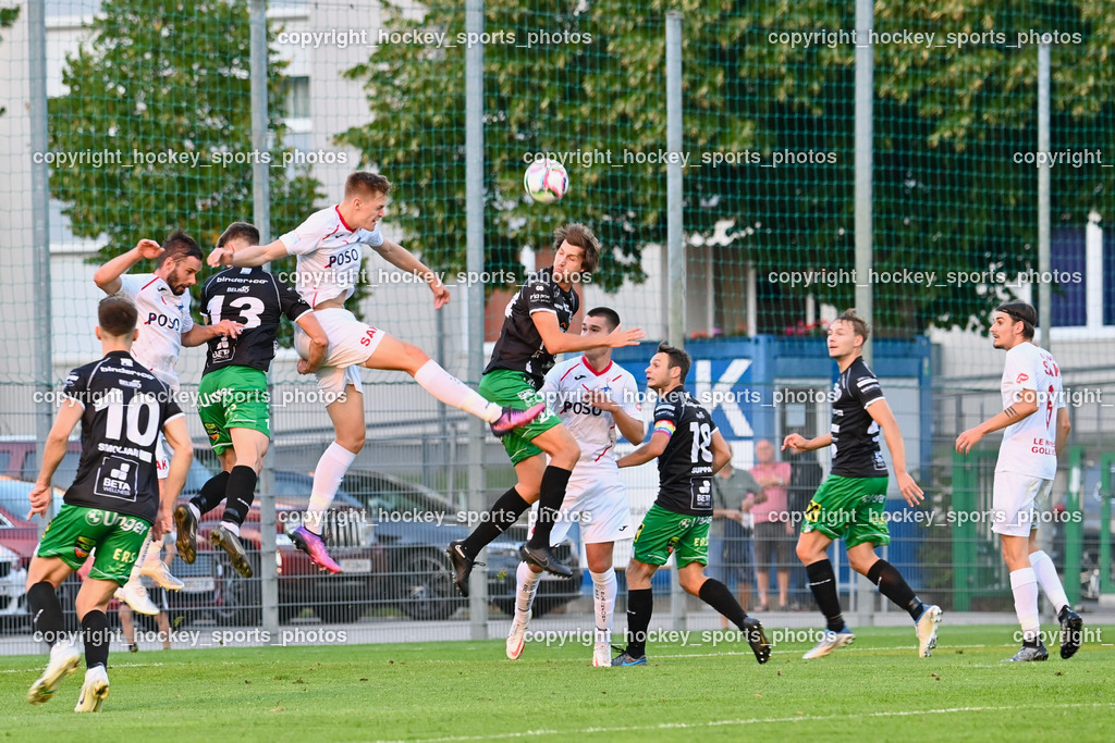 SAK Klagenfurt vs. FC Gleisdorf 09 2.9.2022 | #17 Patrick Lausegger, #5 Matic Pavlic, #23 Marko Mitrovic, #13 Dragan Smoljan, #18 Manuel Suppan, #29 Christian Berger, #24 Pascal Michael Zisser, #10 Filip Smoljan, #6 Miha Vidmar