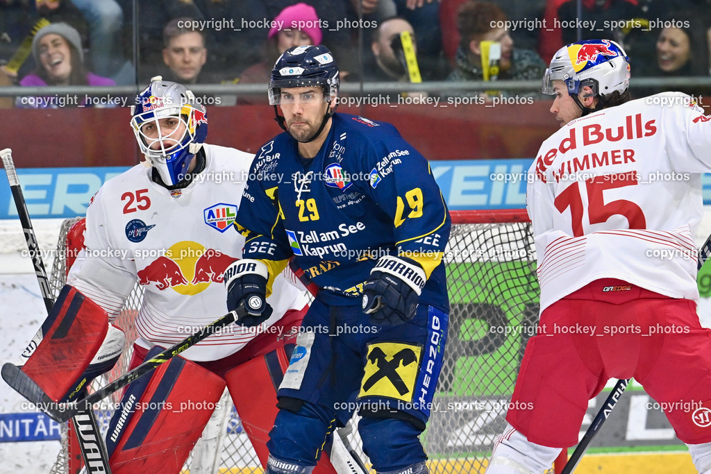 EK Zeller Eisbären vs. Redbull Eishockey Akademie 9.2.2023 | #29 Zimmermann Max, #25 Wolf Simon Maximilian