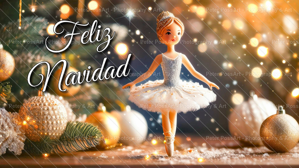 AI_Art_Postal_ballerina_1 | Erstellt mit Hilfe von KI | Created with the help of AI | Creado con ayuda de la IA