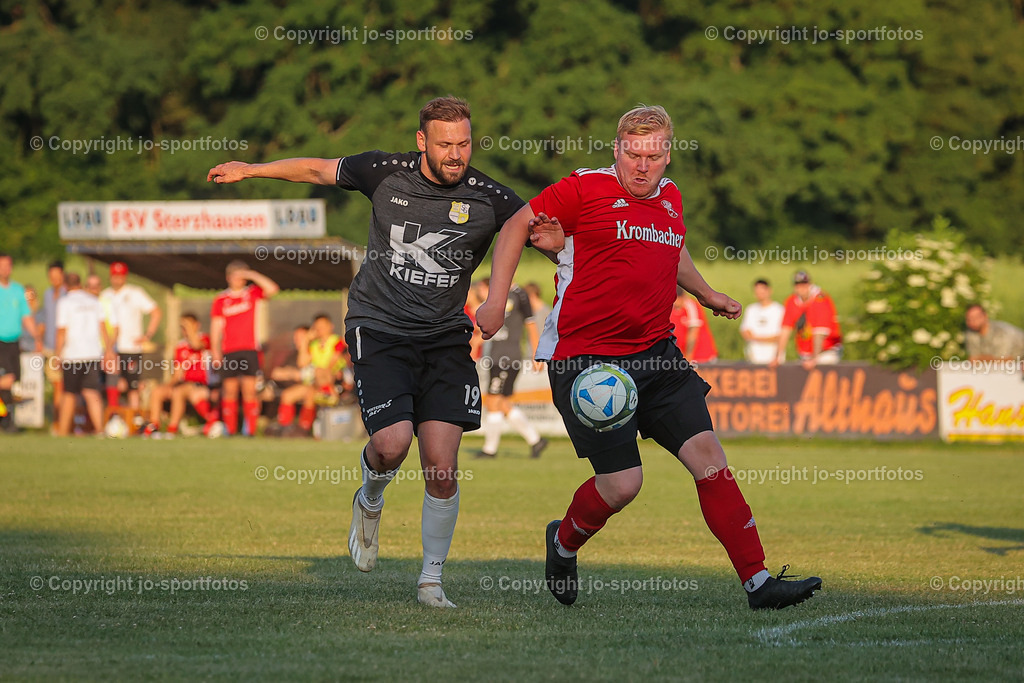 BQ3I0795 | 13.06.2023; Relegation Rückspiel zur Kreisliga A Biedenkopf; Rasenplatz Sterzhausen; FSV Sterzhausen - SG Dautphetal; Ergebnis 0:3 (0:1)