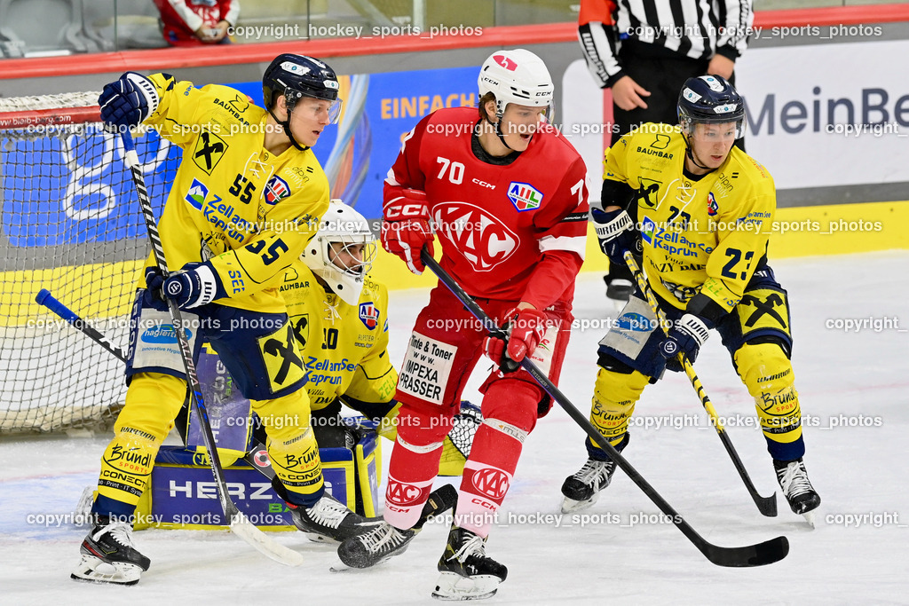 EK Zeller Eisbären vs. EC KAC Future Team 5.11.2022 | #55 Vojta Daniel, #23 Jennes Christian, #70 Lippitsch Jakob, #30 Zimmermann Max